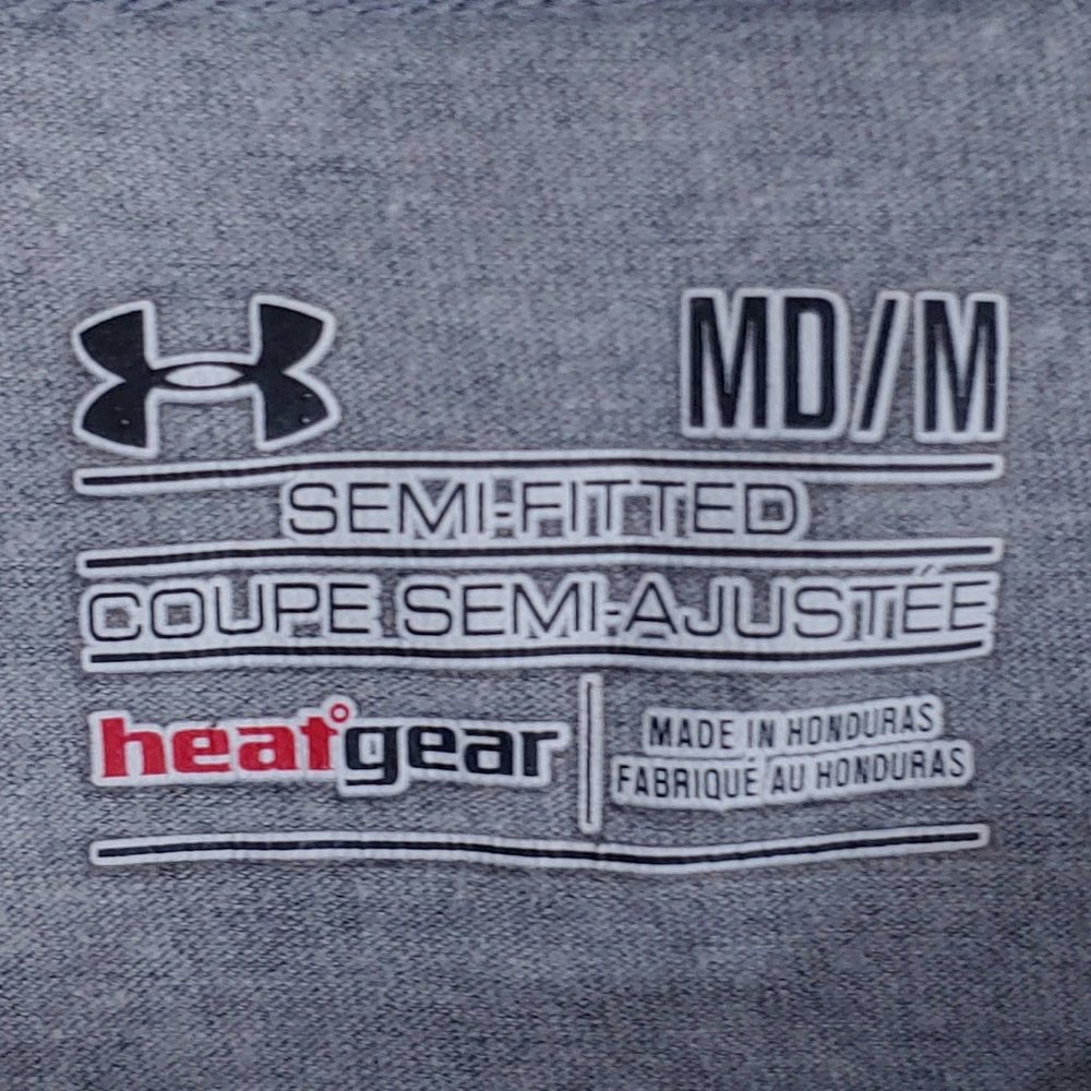 Under Armor Heat Gear Logo T-Shirt "Fast Pitch" - Picture 5 of 8